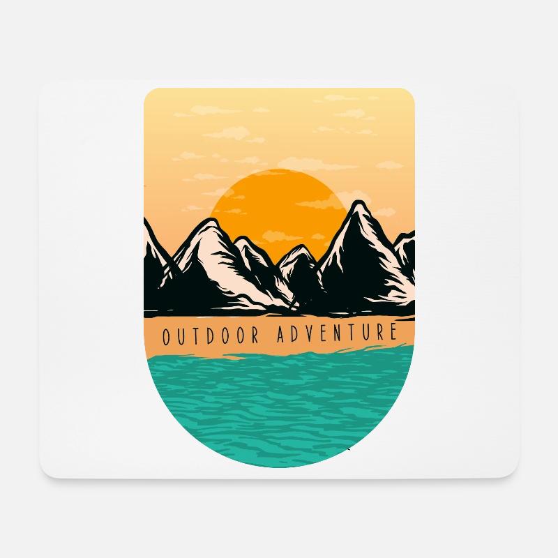 Out Door Outfit - Mousepad (Querformat) - Weiß