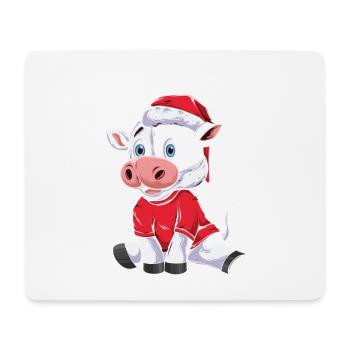 Merry Muu Ma's Christmas Outfit - Mouse Pad (horizontal) - white - Front
