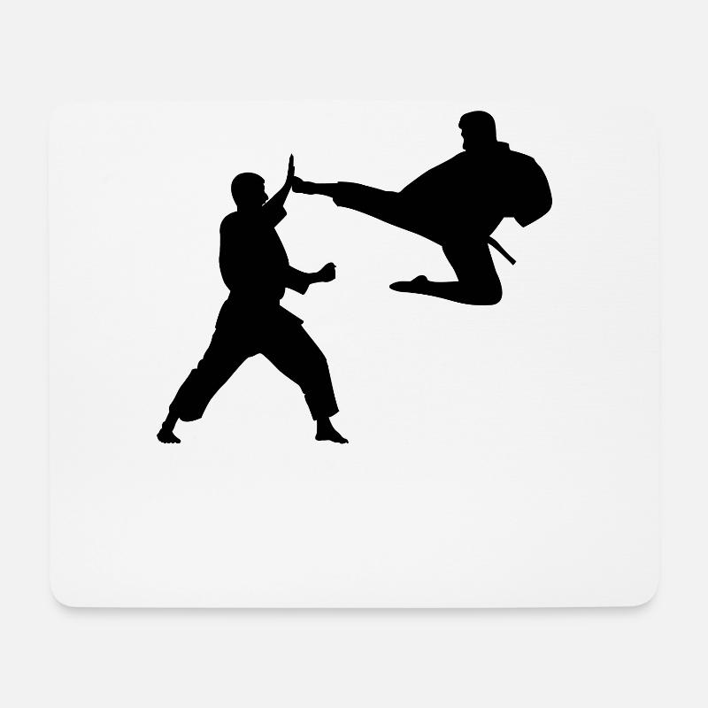 Karate MMA - Mousepad (Querformat) - Weiß