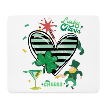 LUCKY CHARM - Mouse Pad (horizontal) - white - Front