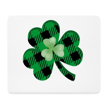ONE LUCKY CLOVER - Mouse Pad (horizontal) - white - Front