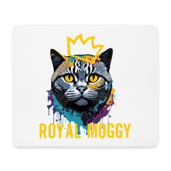 Splash Art Royal Britisches Moggy Expression Design - Mousepad (Querformat) - Weiß - Vorne