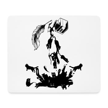 Artist, Cats, Design, Draughtsman, Cat Lover - Mouse Pad (horizontal) - white - Front
