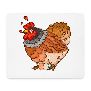 Chicken Breed Chicken Green Layer Eggs Chicken Breeder - Mouse Pad (horizontal) - white - Front