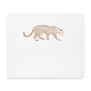 Leopard Big Cat Africa - Mouse Pad (horizontal) - white - Front