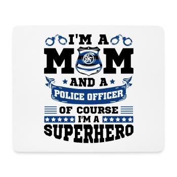Polizei Polizist Polizeibeamte - Mousepad (Querformat) - Weiß - Vorne