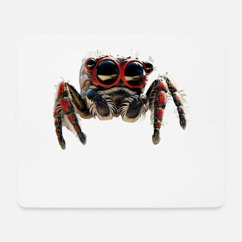 Spider jumping spider tarantula tarantula spider - Mouse Pad (horizontal) - white