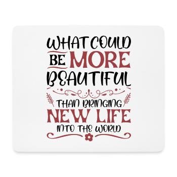 become a midwife to birth to the soul - Mousepad (Querformat) - Weiß - Vorne