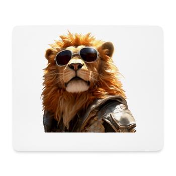 Lion with Sunglasses Dad Lions Love Wild Lion - Mouse Pad (horizontal) - white - Front