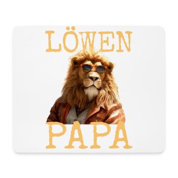 Lion Papa Papa Papa Fête des Pères Père Sauvage Lion - Tapis de souris (format paysage) - blanc - Devant