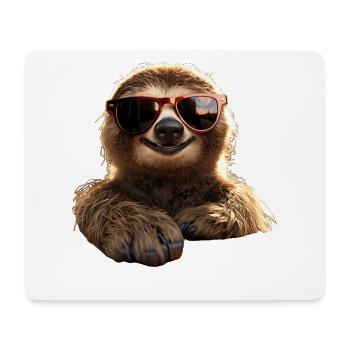 Sloth, Morning Grouch, Loafer, Cute Sloths - Mouse Pad (horizontal) - white - Front
