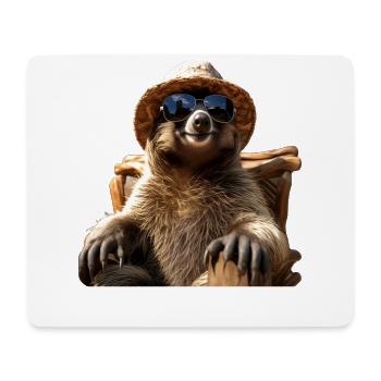 Sloth, Morning Grouch, Loafer, Cute Sloths - Mouse Pad (horizontal) - white - Front