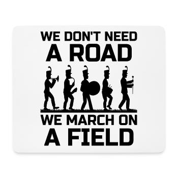 Blaskapelle Sprüche Lustige Marschinstrumente - Mousepad (Querformat) - Weiß - Vorne