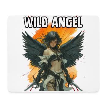 Wild Angel, Beautiful, Fun, Cool, Angel, Adventure, - Mouse Pad (horizontal) - white - Front