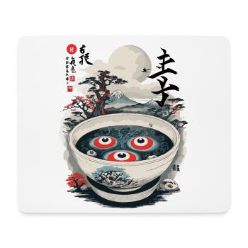 Soupe Occulte Japonaise Ukiyo-e Souls Ramen - Tapis de souris (format paysage) - blanc - Devant