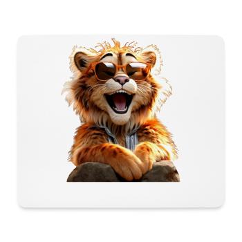 Tiger Raubkatze Wilde Katzen Liebhaber Süßer Tiger - Mousepad (Querformat) - Weiß - Vorne