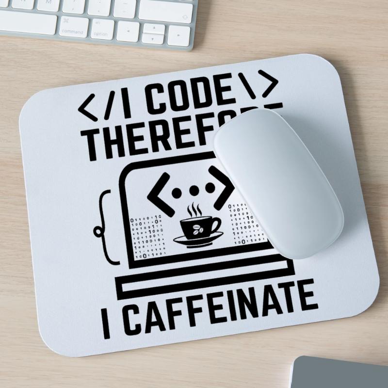 Kaffee-Codierung Programmierer Programmierer Entwickler Nerd Coff Mousepad (Querformat)