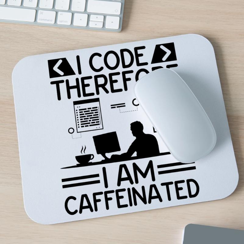 Coffee Coding Programmer Coder Developer Nerd Coff Mouse Pad (horizontal)