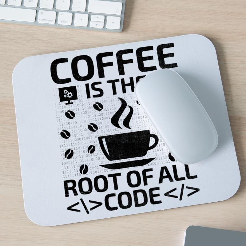 Coffee Coding Programmer Coder Developer Nerd Coff Mouse Pad (horizontal)