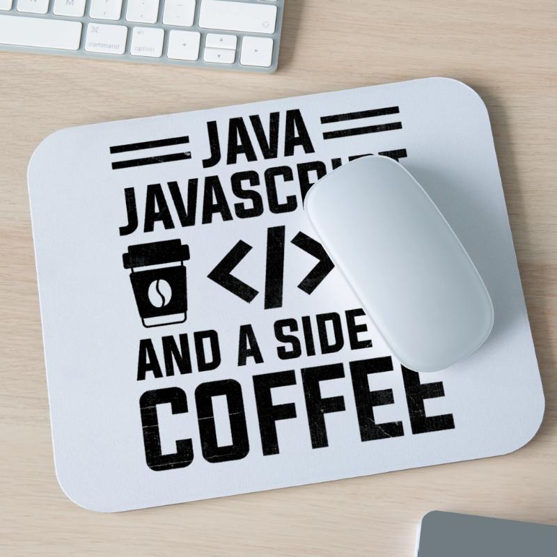 Café Codage Programmeur Codeur Développeur Nerd Coff Tapis de souris (format paysage)