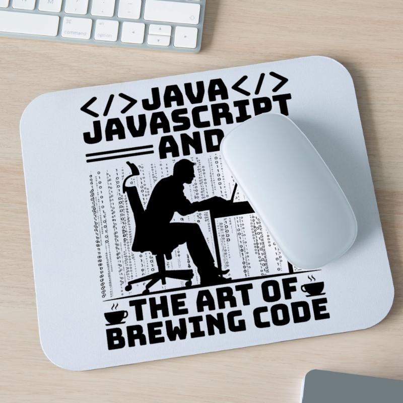 Kaffee-Codierung Programmierer Programmierer Entwickler Nerd Coff Mousepad (Querformat)