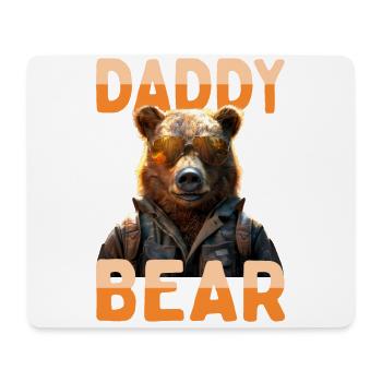 Daddy Bear Bären Papa Dad Vatertag Grizzly Bär - Mousepad (Querformat) - Weiß - Vorne
