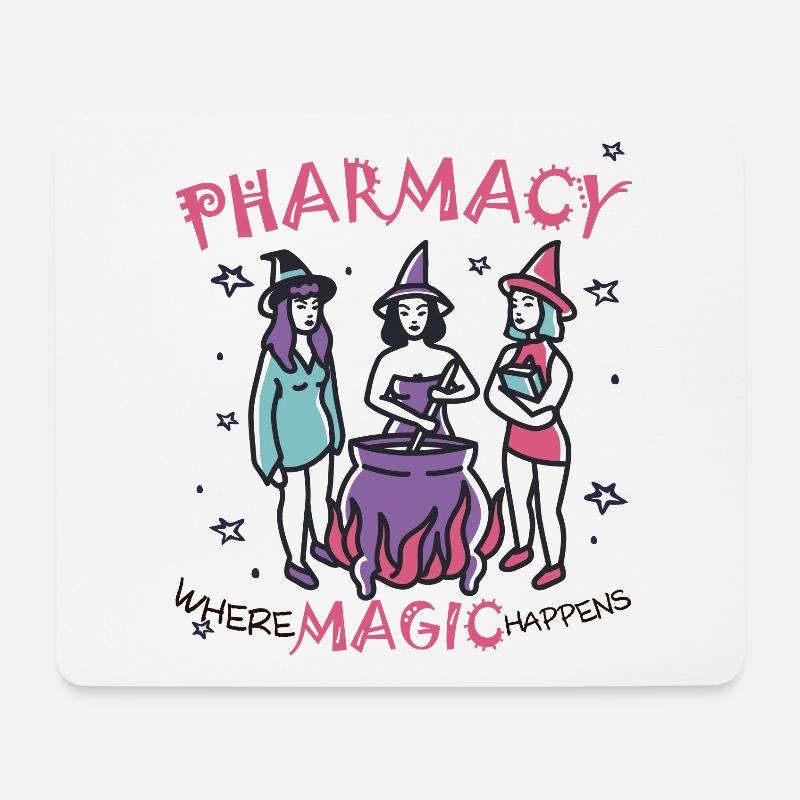 Apotheke | Where magic happens - Mousepad (Querformat) - Weiß