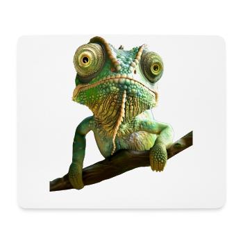 Caméléon, Lézard, Reptile, Iguane, Lézard, Caméléons - Tapis de souris (format paysage) - blanc - Devant