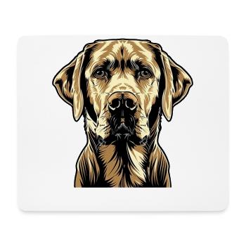 Labrador Retriever Hund Liebe Junge Süße Labradore - Mousepad (Querformat) - Weiß - Vorne