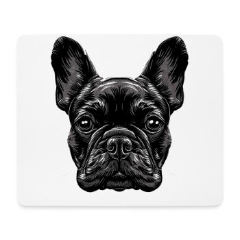 Bouledogue français motif chien bouledogues dogue allemand - Tapis de souris (format paysage) - blanc - Devant