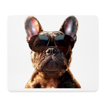 Bouledogue français motif chien bouledogues dogue allemand - Tapis de souris (format paysage) - blanc - Devant