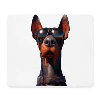 Dobermann Hunde Motiv Wachhund Stolze Dobermänner - Mousepad (Querformat) - Weiß - Vorne