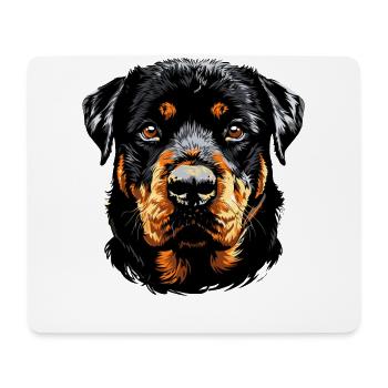 Rottweiler Hunde Liebe Stolze Rottweiler Liebhaber - Mousepad (Querformat) - Weiß - Vorne