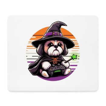 Süße Shih Tzu Halloween Shirts für Hundeliebhaber - Mousepad (Querformat) - Weiß - Vorne