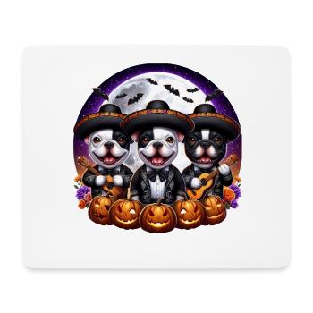 Cute French Bulldogs Mariachi band Halloween shirt - Mouse Pad (horizontal) - white - Front