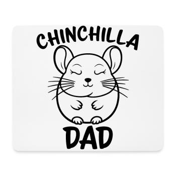 Chinchilla disant papa drôle Chinchilla cadeau - Tapis de souris (format paysage) - blanc - Devant