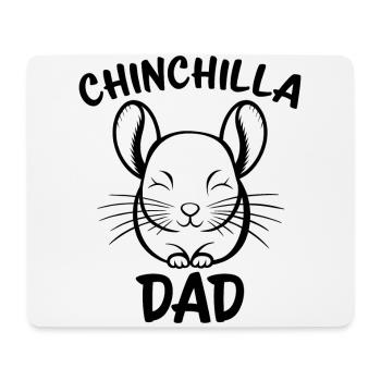 Chinchilla disant papa drôle Chinchilla cadeau - Tapis de souris (format paysage) - blanc - Devant