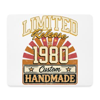 Limited 1980 Lustige Sprüche Geschenk Geburtstag - Mousepad (Querformat) - Weiß - Vorne