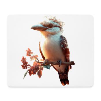 Kookaburra Hunter lit Hans Sweet Bird en riant - Tapis de souris (format paysage) - blanc - Devant