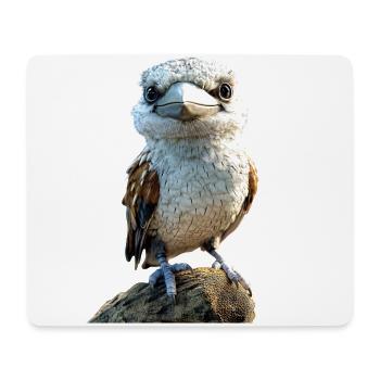 Kookaburra Hunter lit Hans Sweet Bird en riant - Tapis de souris (format paysage) - blanc - Devant