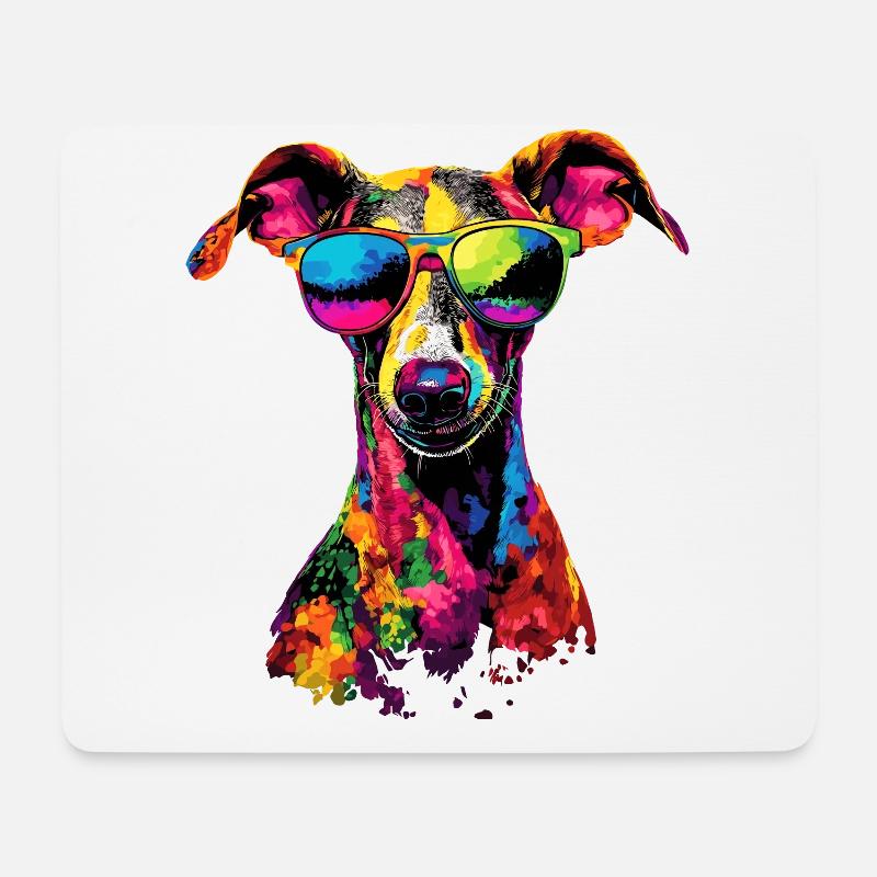 Windhund Hundeliebhaber Jagdhund Liebe Greyhound - Mousepad (Querformat) - Weiß