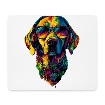 Labrador Retriever Hund Liebe Junge Süße Labradore - Mousepad (Querformat) - Weiß - Vorne