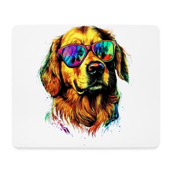 Golden Retriever Dog Dog Mom Dogs Lover - Mouse Pad (horizontal) - white - Front
