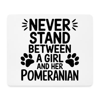 Pomeranian Spruch Hund Lustige Pomeranian Geschenk - Mousepad (Querformat) - Weiß - Vorne