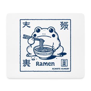 Ramen Frog Funny Japanese Streetwear Ukiyo-E - Mouse Pad (horizontal) - white - Front