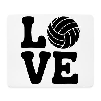 Volleyball Spruch Lustiges Volleyball Geschenk - Mousepad (Querformat) - Weiß - Vorne