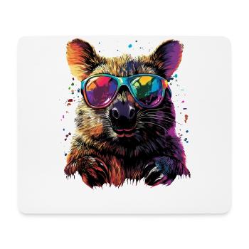 Wombat Australien Beuteltier Süßer Wombat - Mousepad (Querformat) - Weiß - Vorne