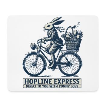 Easter Hopline Express Retro Aesthetic - Mouse Pad (horizontal) - white - Front