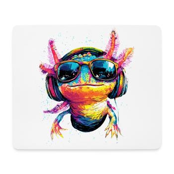 Axolotl Small Newt Tail Tail Cute Axolotl - Mouse Pad (horizontal) - white - Front