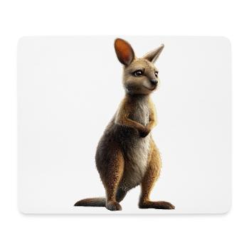 Wallaby Australia Outback Wild Sweet Kangaroo - Mouse Pad (horizontal) - white - Front